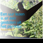 Lezen is stelen uit het paradijs